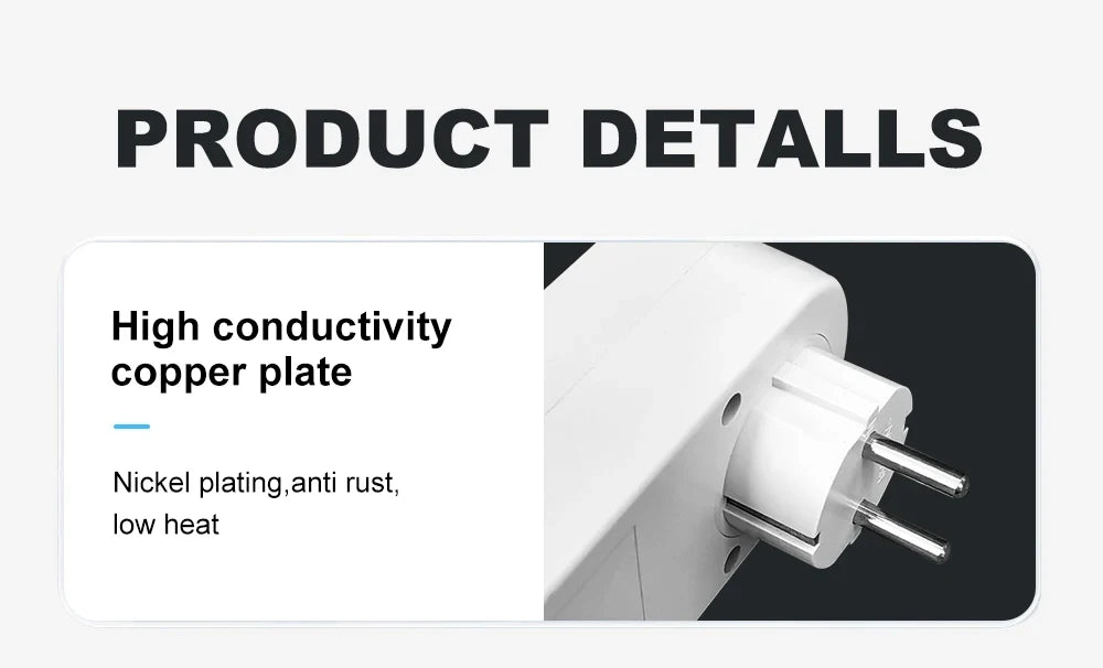 TOMZN Automatic Voltage Current Protector Socket AC110V 220V Adjustable 1-16A Power Surge Protector EU Plug Socket TOSVA-16