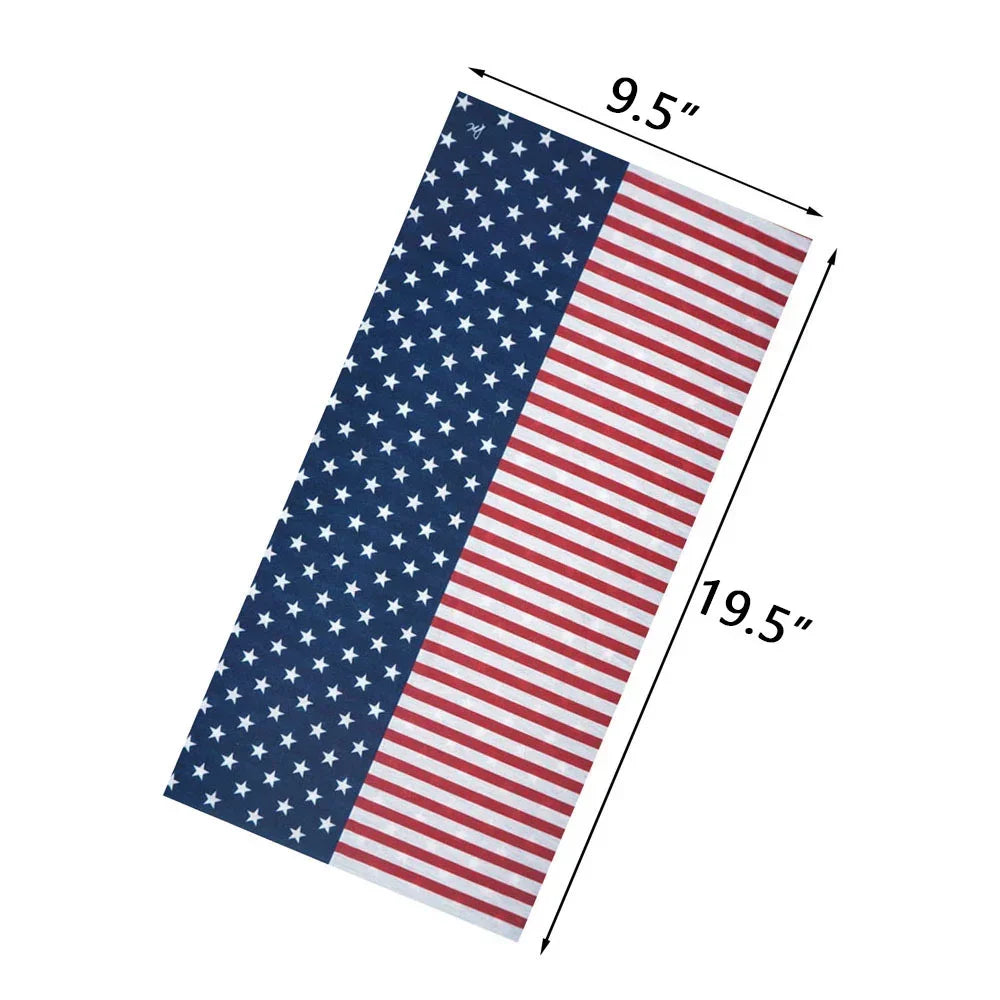 World Football Fans National Flag Face Bandanas Spain France Korea Mexico Germany Seamless Neck Gaiter Men Women Headwear Scarf