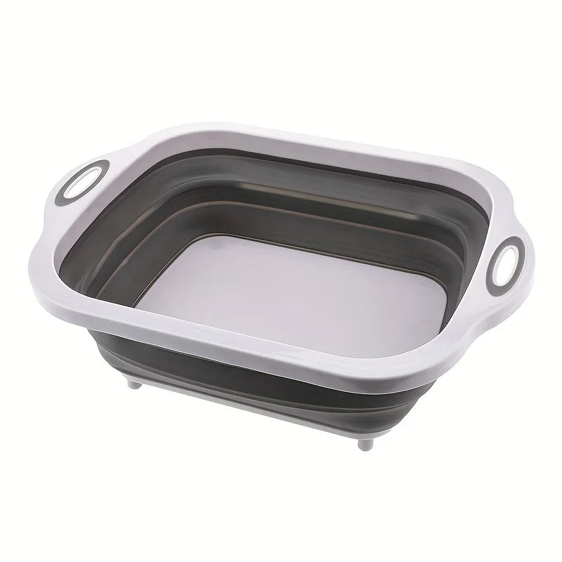 Foldable Portable Basin With Built In Sink And Storage