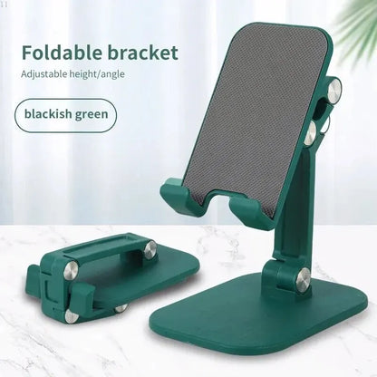 Adjustable Desktop Phone and Tablet Holder, Foldable and Portable Stand