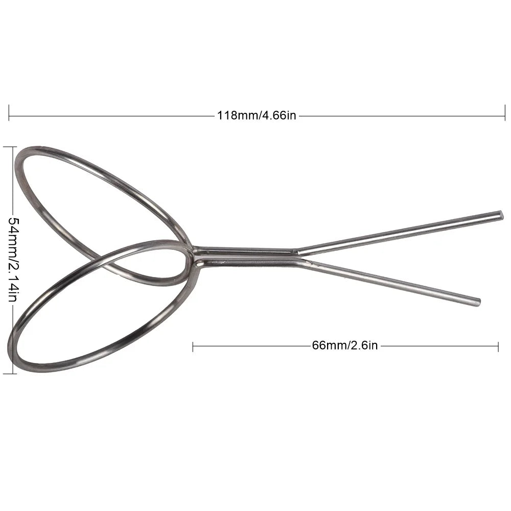 2pcs Golf Ball Retriever 60mm Ball Clip Grabber, Golf Ball Pickup Tool Picker for Practice, Training & Park Golf Accessories