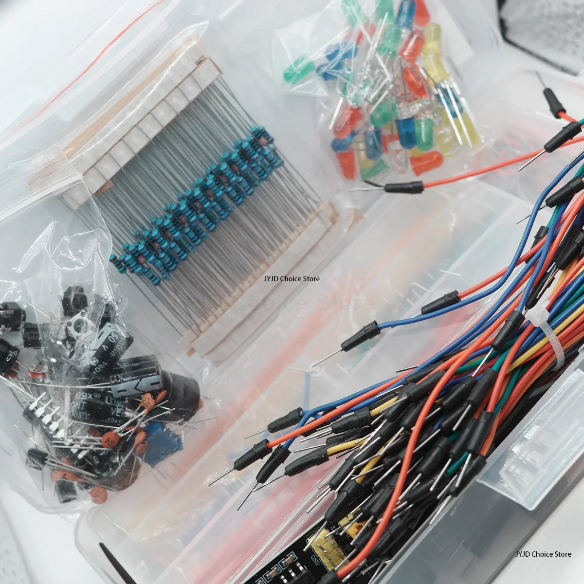 DIY Project Starter Kit For Arduino UNO R3 Kit Electronic DIY Kit Electronic Component Set With Box 830 Tie-points Breadboard