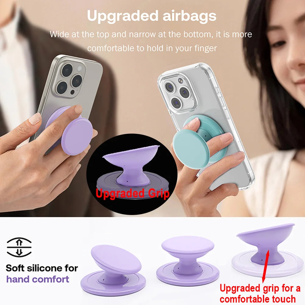 Grippopso Universal Magnetic Phone Socket Phone Holder Stand Silicone Grip Tok Mobile Phone Accessories Soporte for iPhone