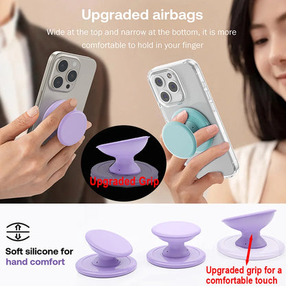 Universal Magnetic Phone Holder Stand Silicone Grip