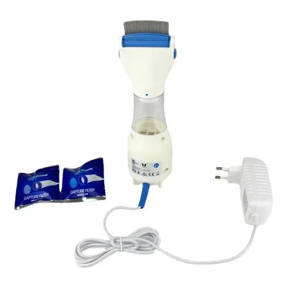 Electric Lice Grabber Comb for Dogs and Cats Stainless Steel and ABS
