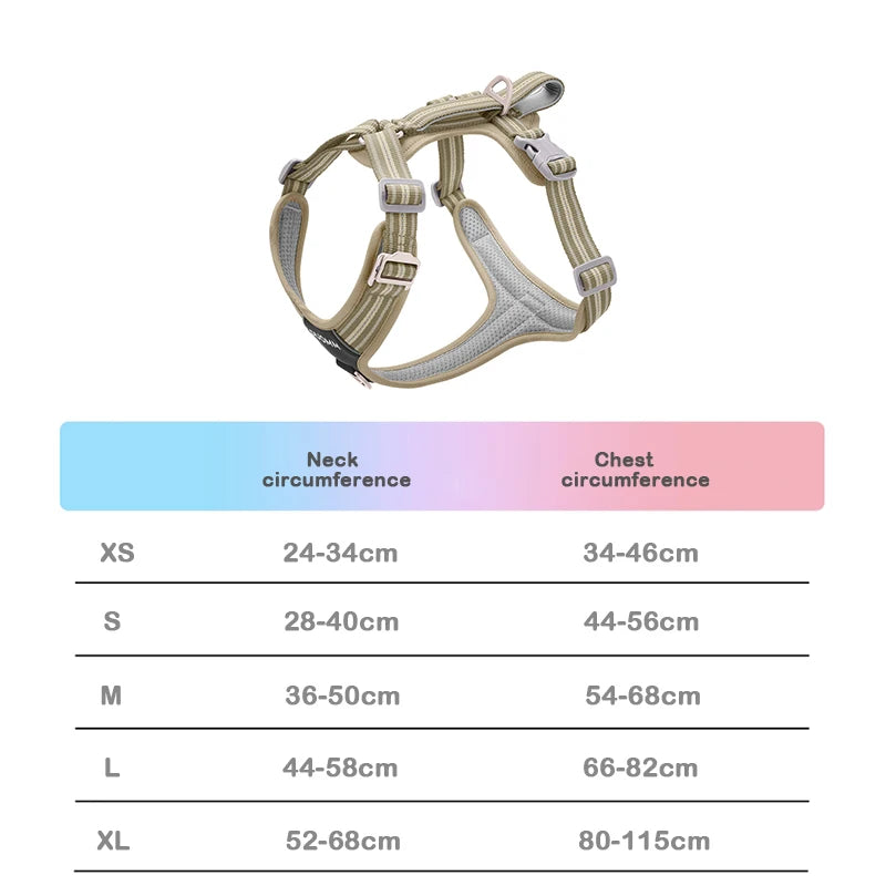 Dog Harnesses Leash Vest With Refletive Strap Pet Chest Pet Dog Training Harness for Medium and Large Dogs Explosion Proof