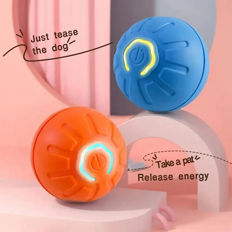 Automatic Moving Dog Toy Ball – Interactive Rolling & Bouncing Chew Toy for Puppies