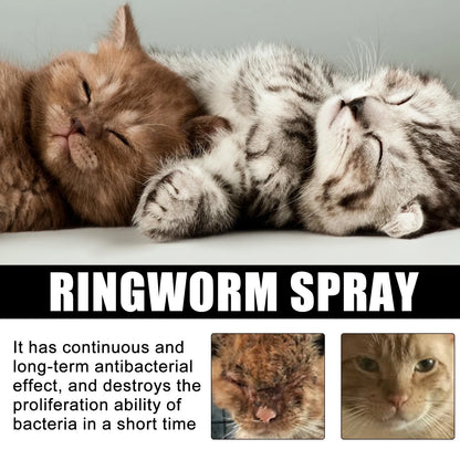 Pet Skin Care Spray For Dogs And Cats Itch Relief Flea Mite Lice Ringworm