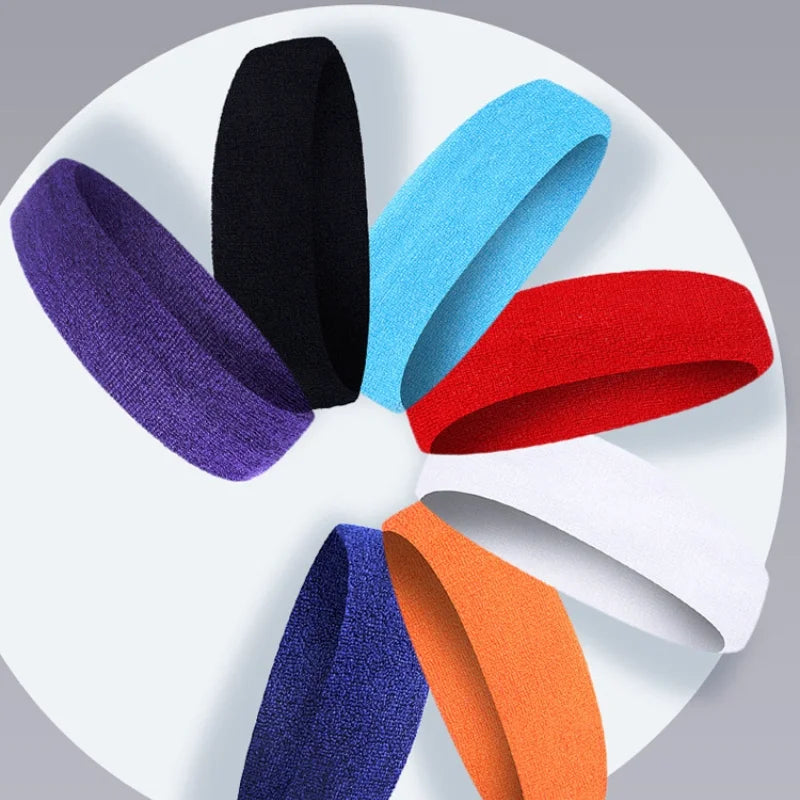 3Pcs Sweatproof Sports Headbands For Men Women Moisture-Wicking Sweatband Tennis Basketball Running Gym Workout Outdoor Yoga
