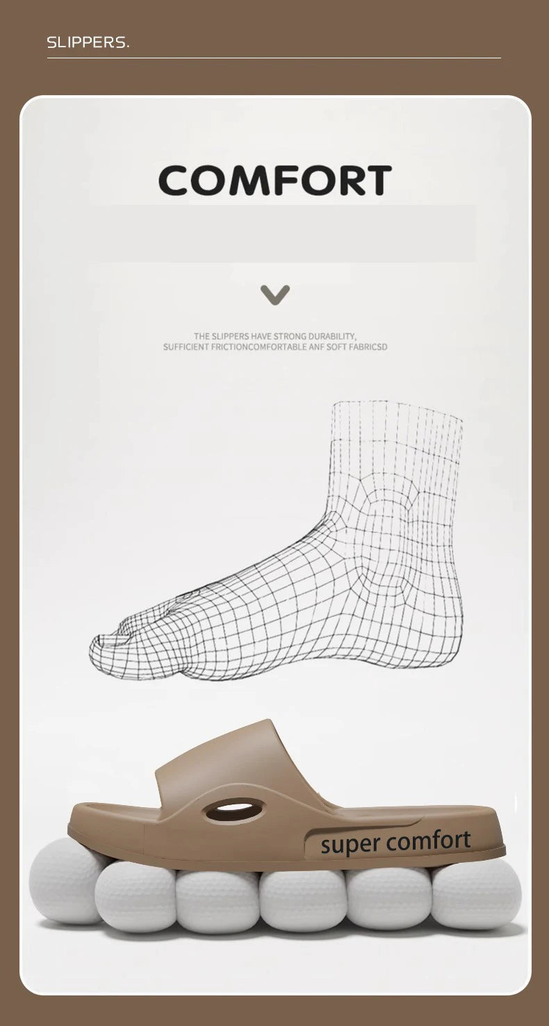 Slippers For Men Indoor EVA Insole And EVA Outsole