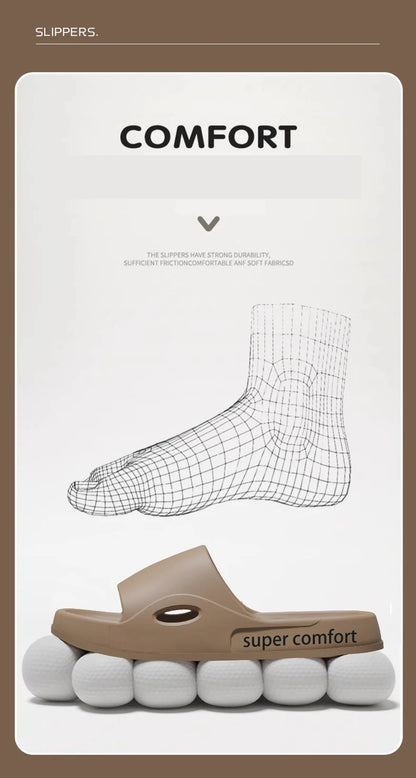 Slippers For Men Indoor EVA Insole And EVA Outsole