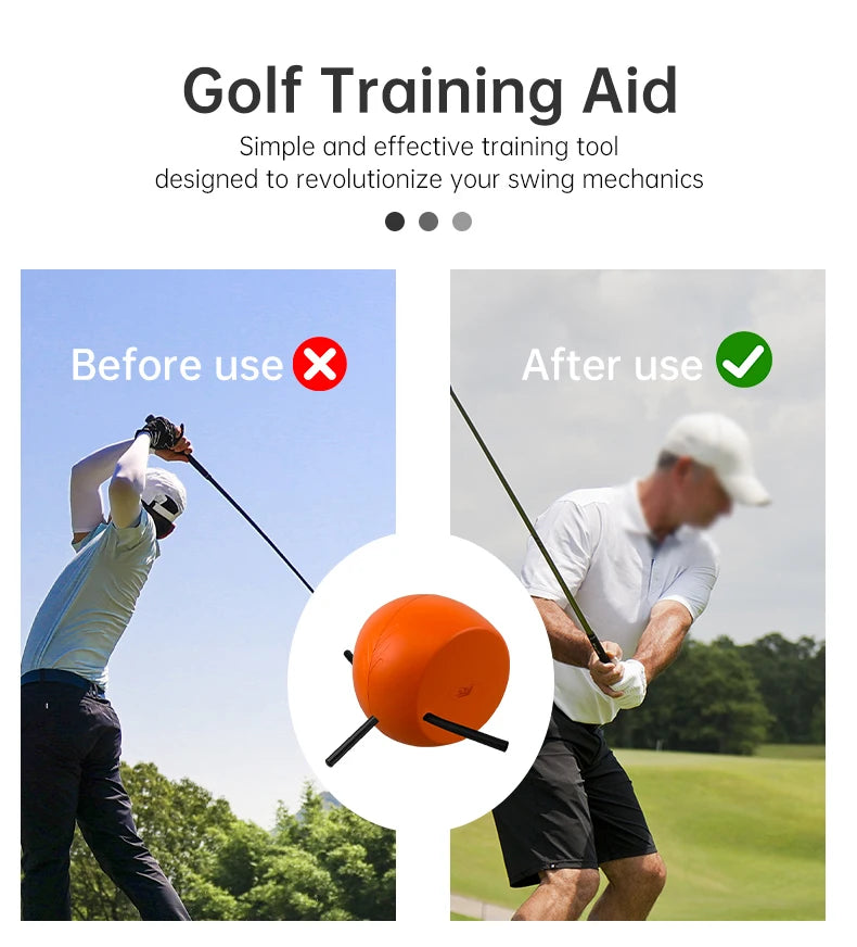 Golf swing arm posture corrector, swing training ball, swing chicken wing corrector, golf chipping accessories