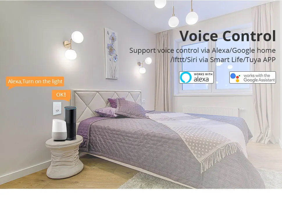 Zemismart Zigbee Smart Brazil Socket 10A 20A Outlets Work with Tuya Smart Life App Alexa Google Home Control