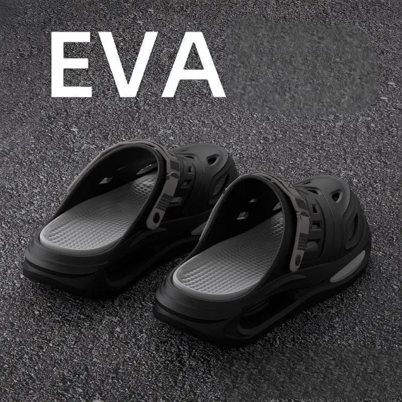 Men's Slippers With Thick Sole, Non-Slip EVA Outsole