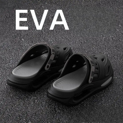 Men's Slippers With Thick Sole, Non-Slip EVA Outsole