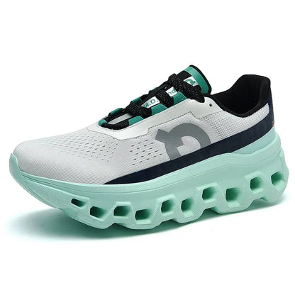 Men's Sports Shoes Breathable Polyester Upper PU Running Shoes Rubber Outsole