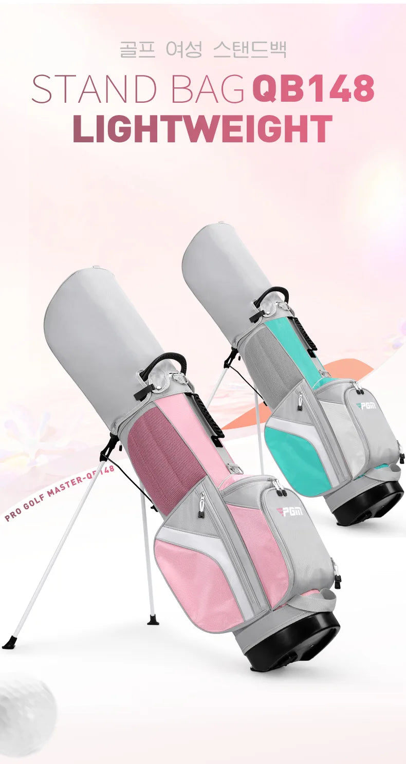 PGM Women's Golf Bags Lightweight 7-hole Bracket Bag QB148