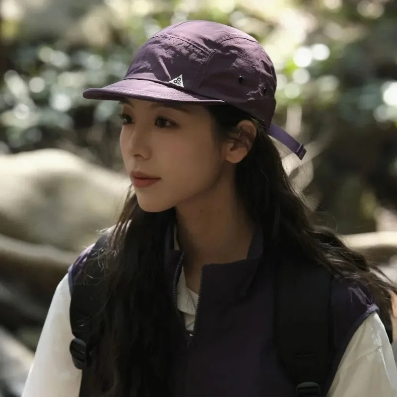 5 Panel Short Brim Quick-drying Golf Baseball Caps Men's Soft Lightweight Sports Running Cap Unisex Outdoor  UPF50+ Peaked Cap