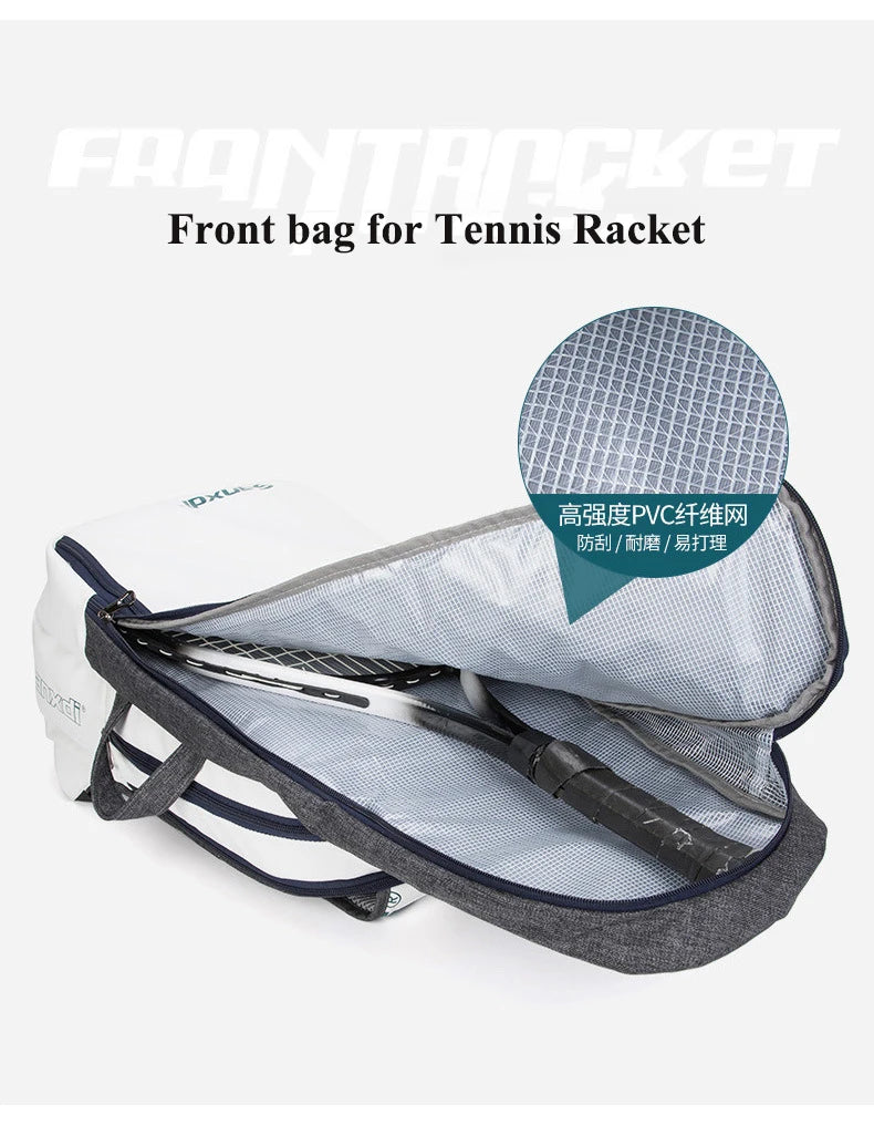 Tennis Paddle Backpack Waterproof Badminton Racket Bag Padel Racquetball Carrying Handbag Man Large Capacity Sport Bags Foldable