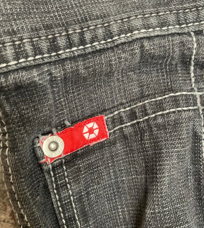 Men's Black High-Waist Baggy Wide-Leg Jeans, Y2K Streetwear