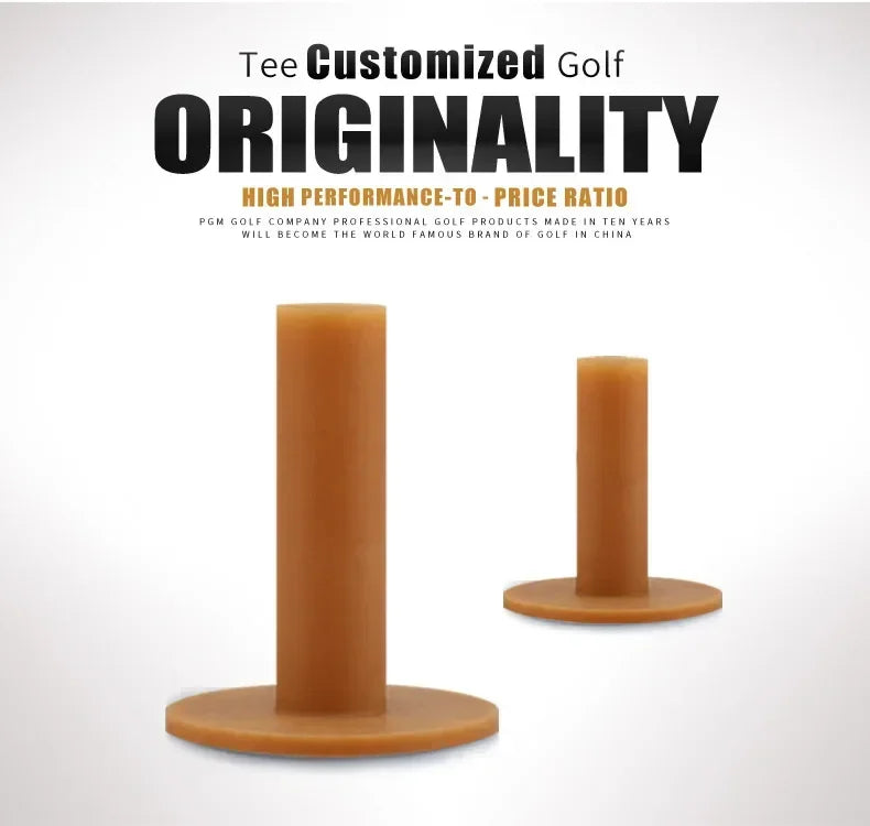 PGM 4pcs Training Practice Tee Mat Golves Ball Hole Holders Beginner Trainer Practice Rubber Golf Tee Holder QT001