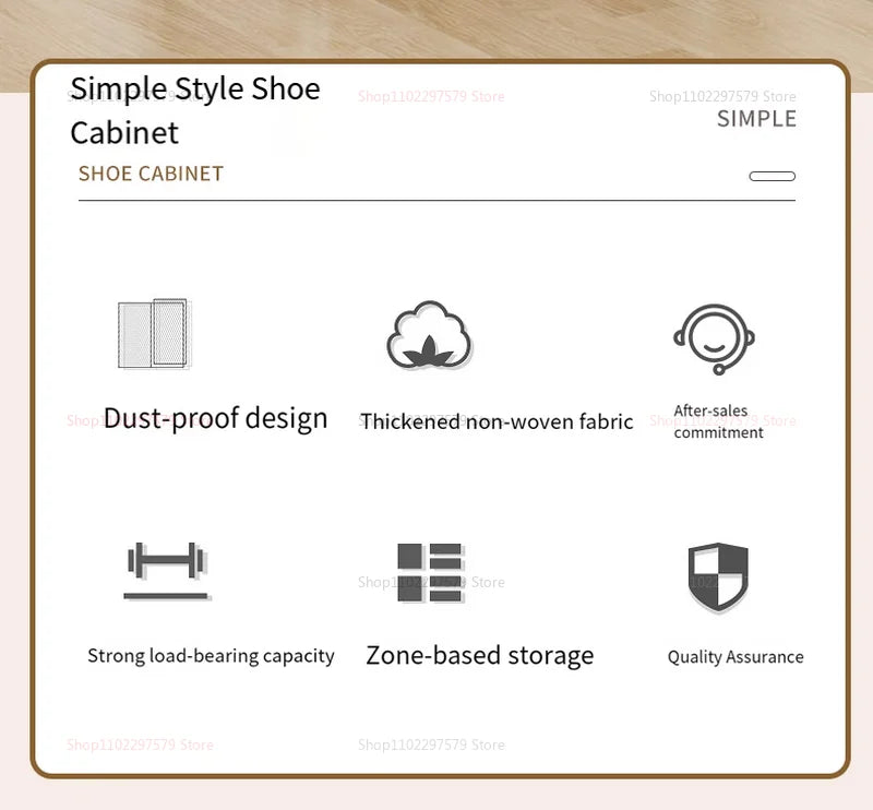 Shoe rack simple multi-layer door shoe cabinet dustproof cloth cover home economical rental house storage dustproof cover shoe r