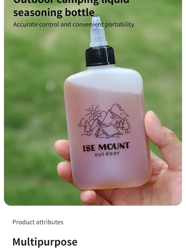 Outdoor Oil Bottle Portable Packaging Small Oil Pot Vinegar Bottle Soy Sauce Bottle Camping Leak-proof Sealed Seasoning Bottle