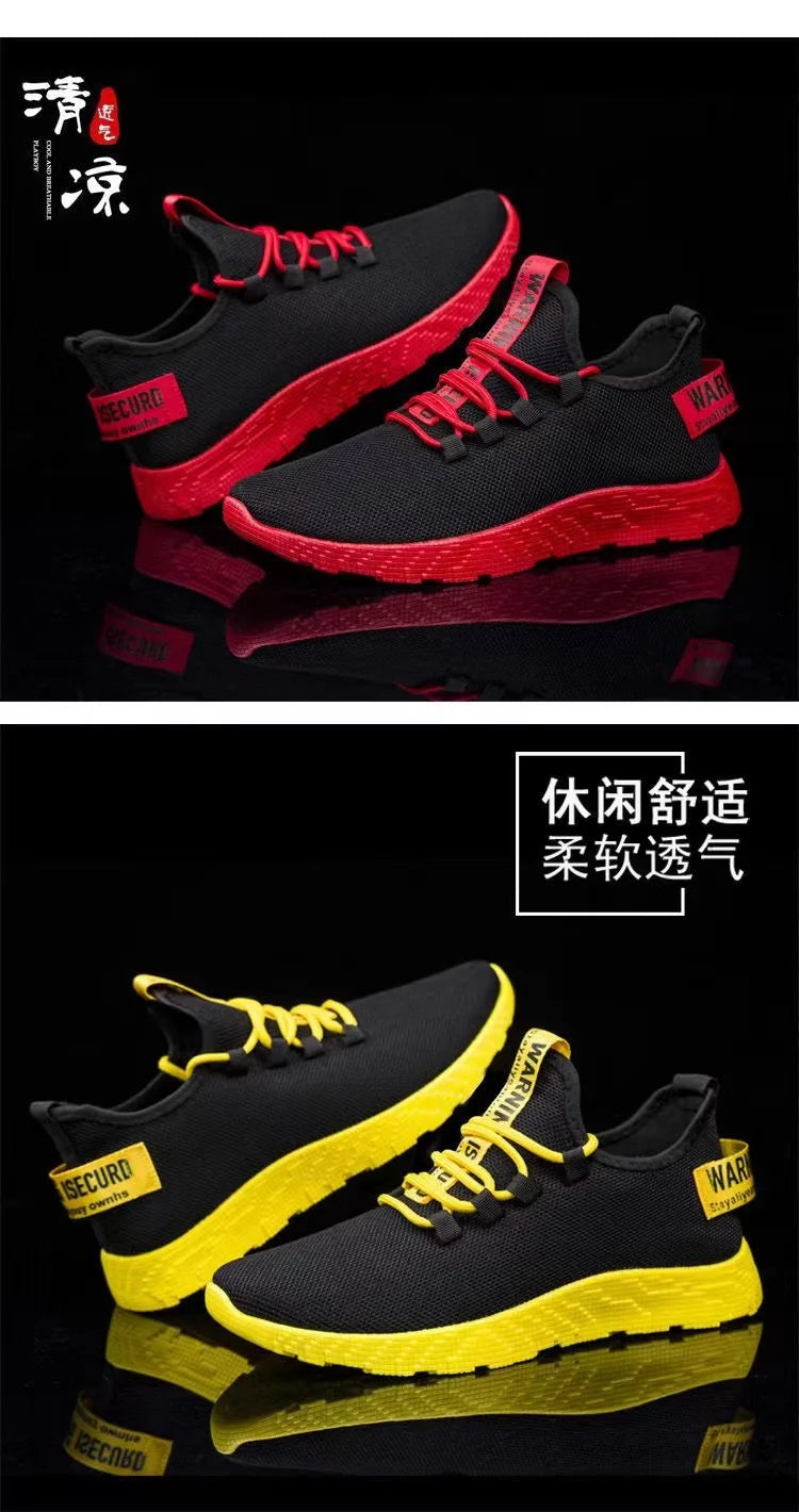 Men's Net Cloth Shoes, Lightweight Breathable Casual Sneakers