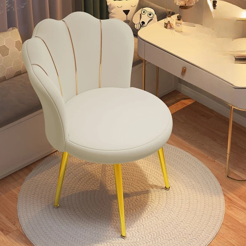 Nordic Dressing Chair Designer Home Armchair Living Room with Backrest Fashion Fauteuil Salon Household Essentials Bedroom Chair