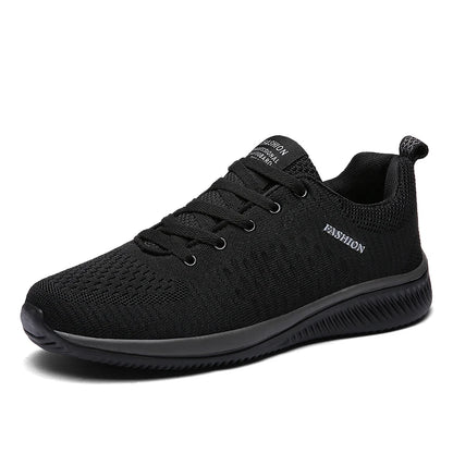 Men's Running Shoes Lightweight Breathable Lace Up Air Mesh Upper EVA