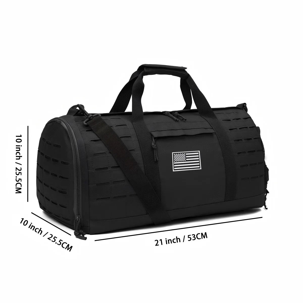 40L Sports Fitness Bag Tactical Travel Tote Men's Fitness Training Shoes Basketball Travel Bag Handy Luggage