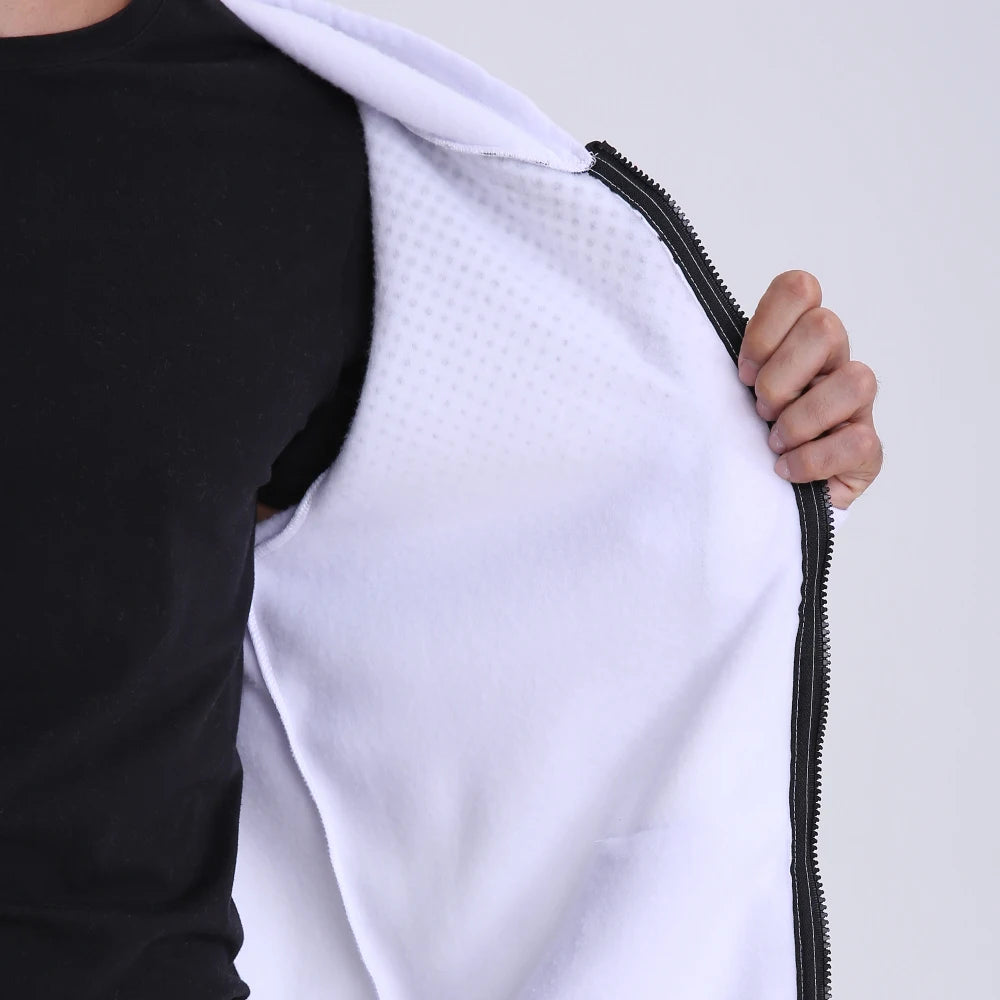 Men's Zip Up Hoodie Pocket Polka Pot Print Hooded Sweatshirt Sport Outdoor Casual Slim Fit Men Spring AutumnZipper Hoodie