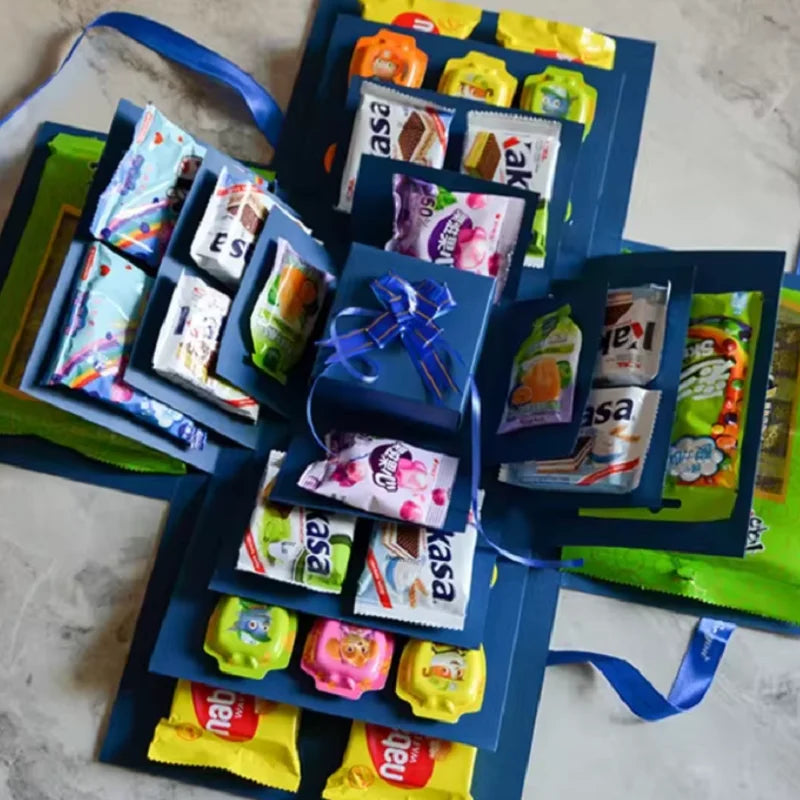 Explosion Box Paperboard Gift Box DIY Memory Keepsakes