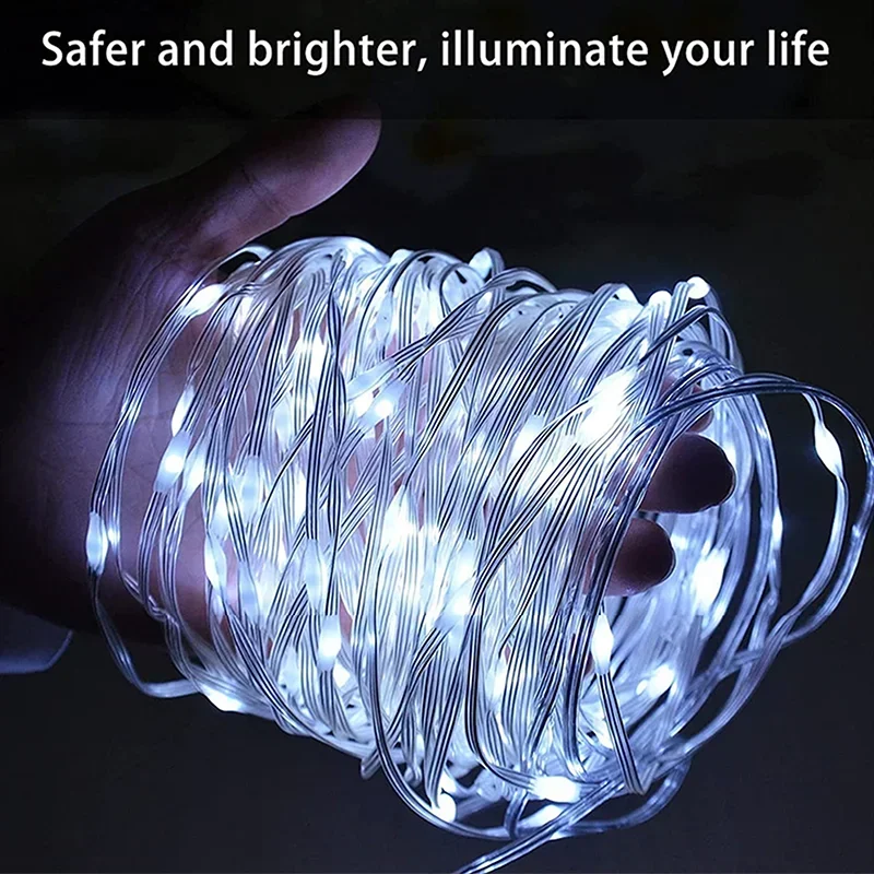 Waterproof RGB Smart String Lights for Curtain & Party Decor