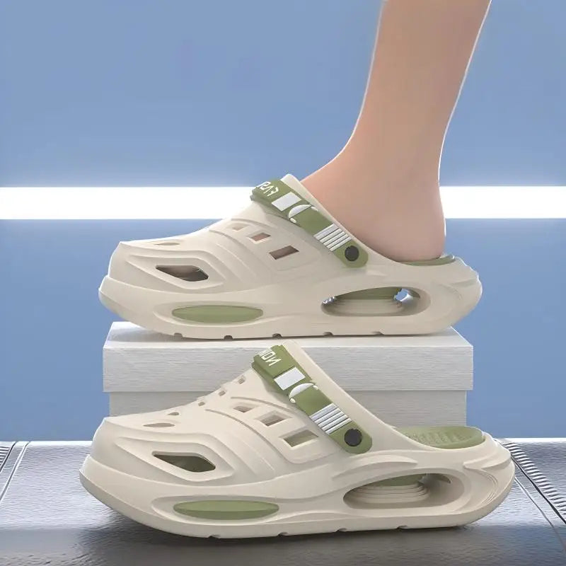 Men's Slippers With Thick Sole, Non-Slip EVA Outsole