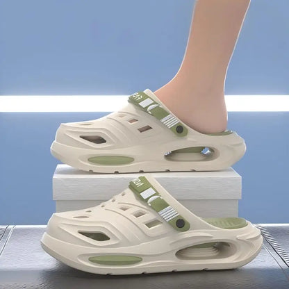 Men's Slippers With Thick Sole, Non-Slip EVA Outsole