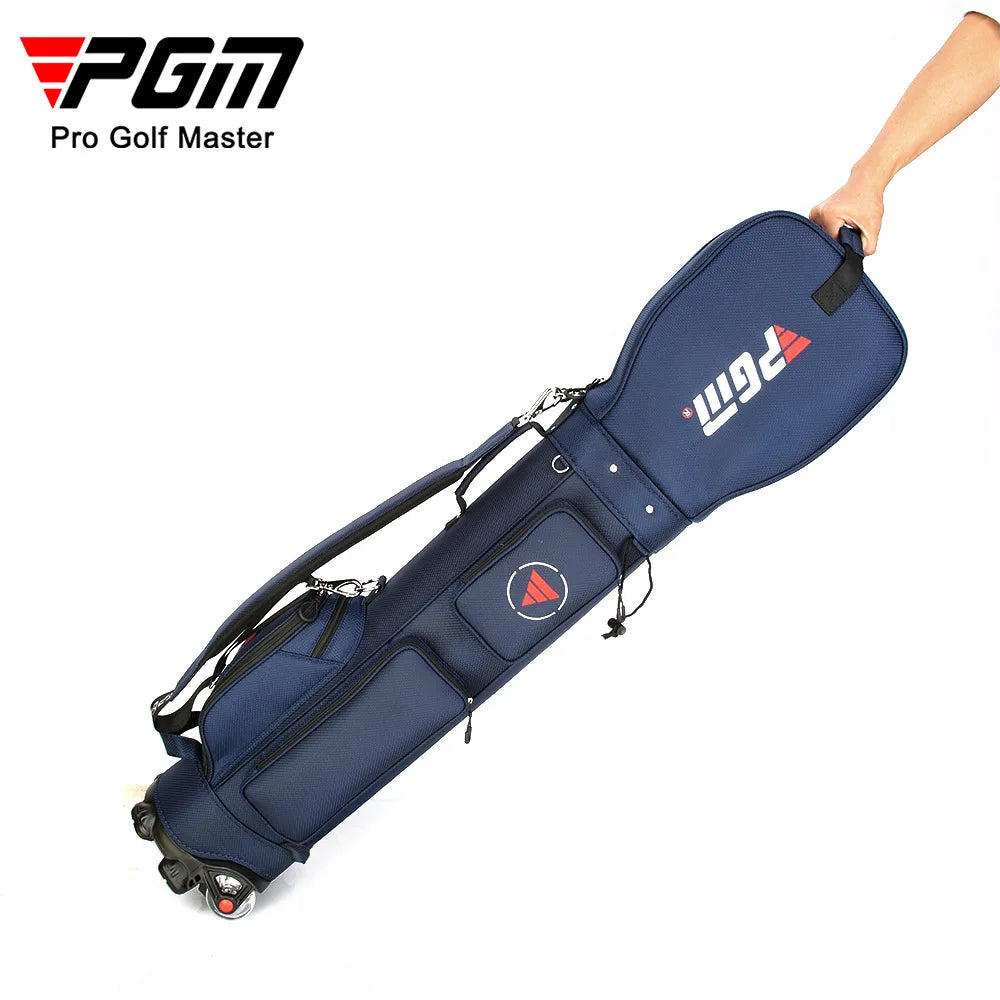 PGM Golf Bag with Wheels Ultra-light Sport Standard Golf Bags Large Capacity Golf Aviation Ball Storage Multifunctional QB069