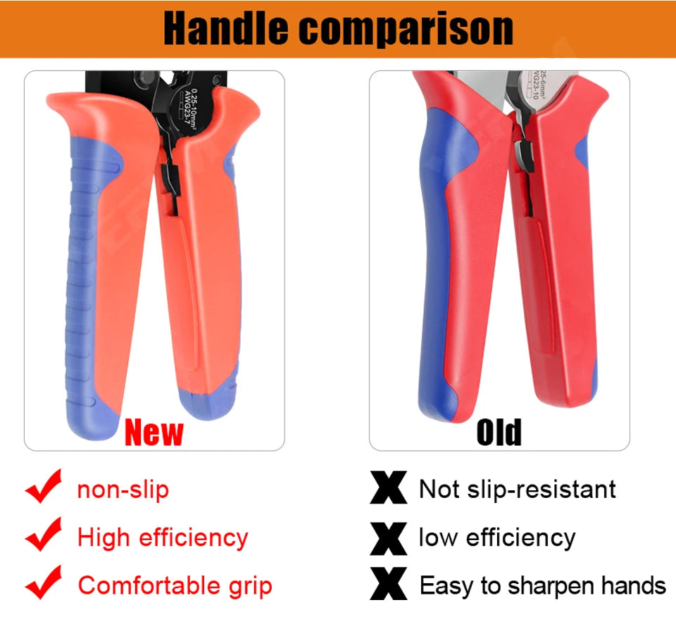 Crimping Pliers Ferrule Sleeves Tubular Terminal Tools HSC8 6-4A/6-6A/16-6E Wire Crimper Household Electrical Sets