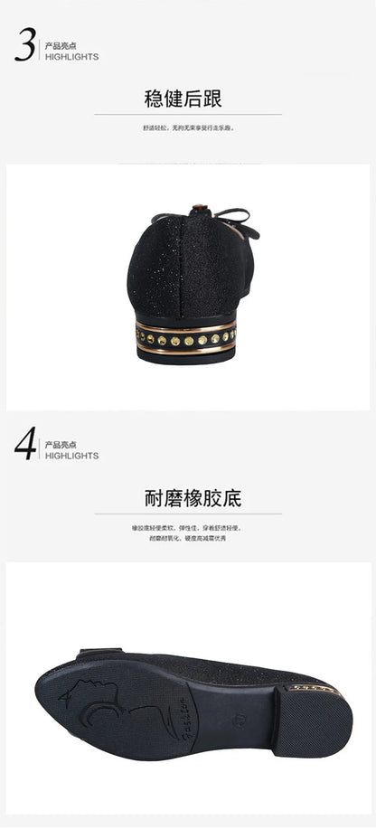 Women Bowknot Flat Shoes Slip-On Casual PU Insole Lined