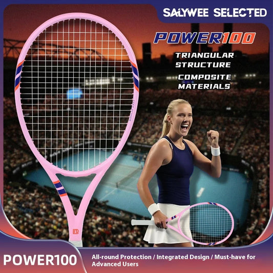 27 inch Outdoor Sports Aluminum-Carbon Tennis Racket for Adult- Professional Training, Durable, Suitable for Students' Practice