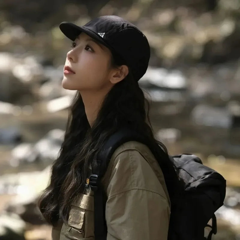 5 Panel Short Brim Quick-drying Golf Baseball Caps Men's Soft Lightweight Sports Running Cap Unisex Outdoor  UPF50+ Peaked Cap