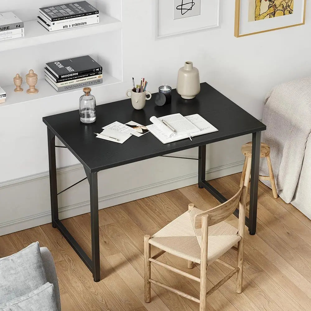 Computer Desk, 32 inch Small Home Office Desk for Small Spaces, Modern Simple Style for Home, Office, Classic Black