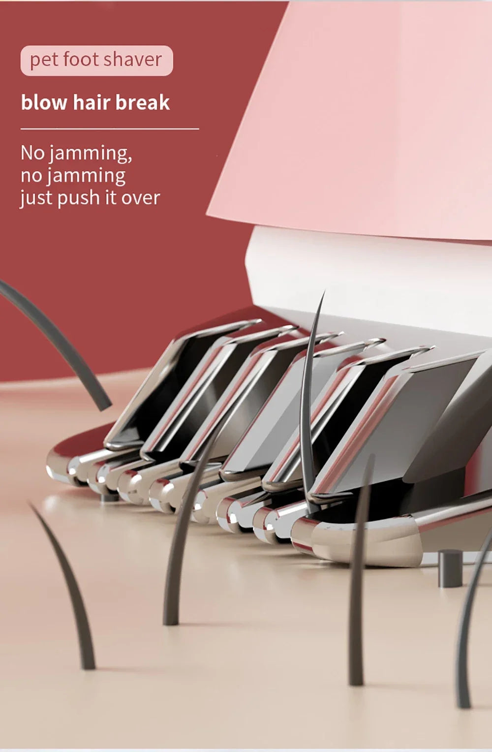 Professional Pet Hair Trimmer – Electric Cutter for Dogs and Cats, Grooming Scissors for Feet & Ears