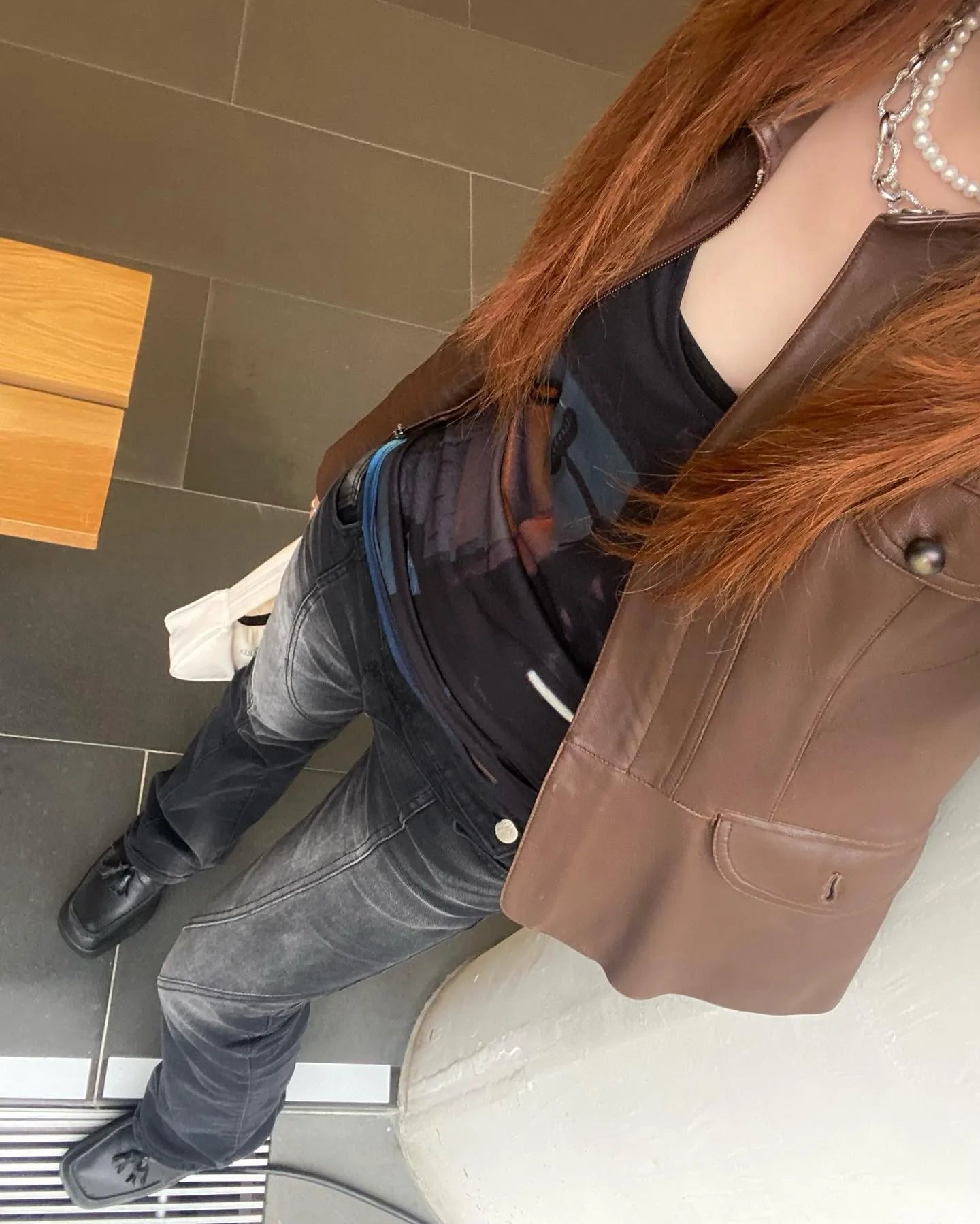 Karrram Vintage Distressed Low Waist Jeans Grunge Asymmetrical Waist Denim Pant Korean Fashion Black Flare Jeans Kpop Streetwear