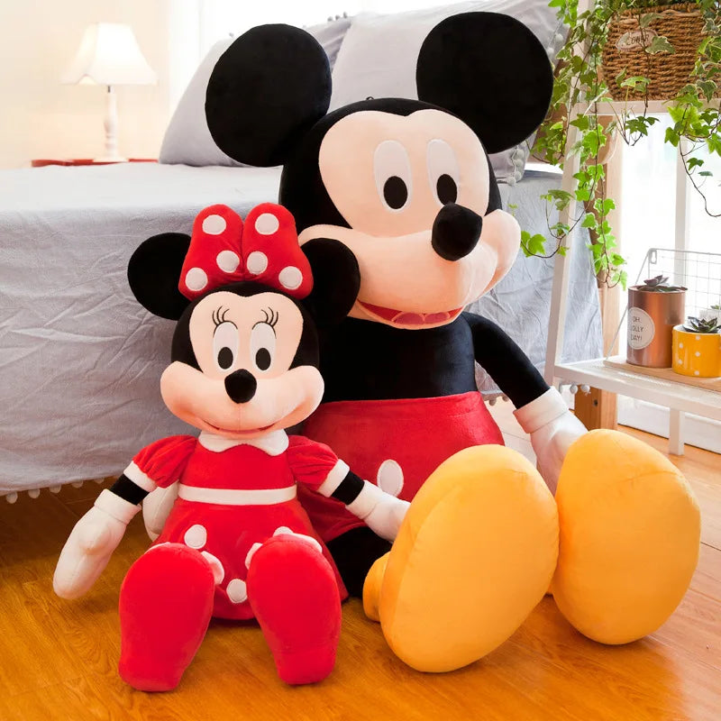30-70cm Couples Mickey Mouse Minnie Kawaii Plush Toys Children Gifts Plush Toys Doll Birthday Girlfriend Girl Gift