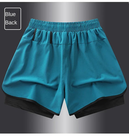 Unisex Polyester Sports Shorts S-5XL Double Layered