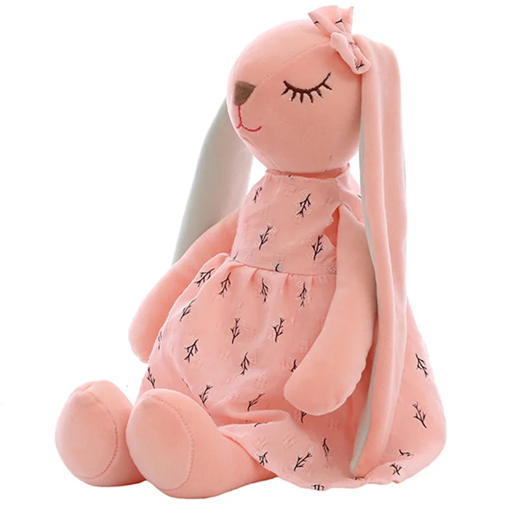 35CM/14inch Cute Bunny Doll, Plush Toy Doll, Baby Soothing Rabbit Doll Sleeping Doll, Stuffed Animals Kids Plushie Doll Toy