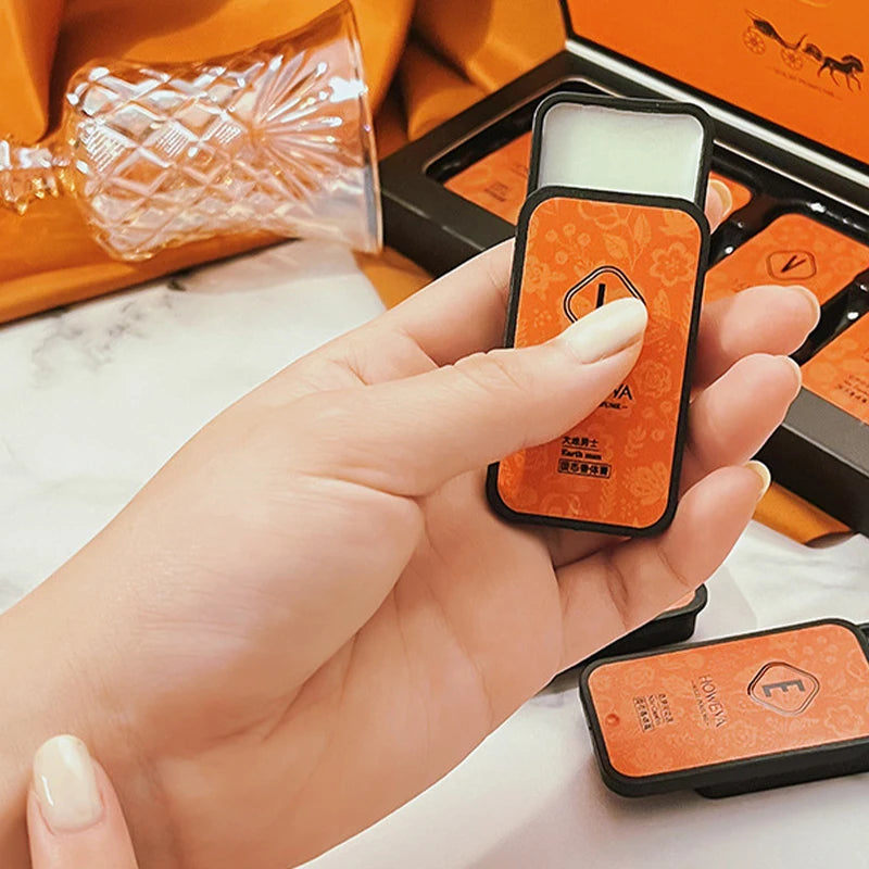 4pcs Solid Perfume Set, Floral and Fruity Fragrance, Long-lasting Fragrance, Light fragrance and Portable, Idea for Gift /Daily