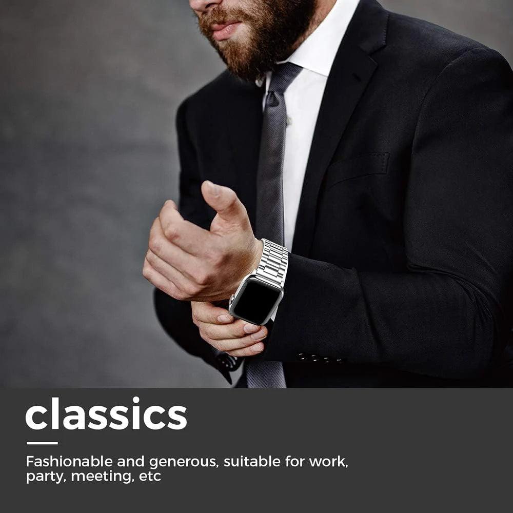 Strap For Apple Watch Band 44mm 40mm 45mm 41mm Ultra 2 49mm 42mm 44 45 mm Watchband Steel Bracelet iwatch Series 7 8 9 se 4 5 6