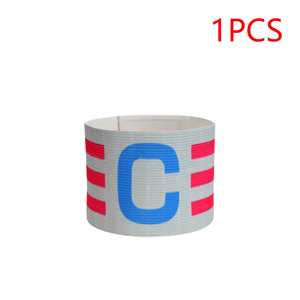 1-10pcs Leader Competition Armband Breathable Soccer Player Captain Group Armband Clear Icon Capitan Band For Football Captain